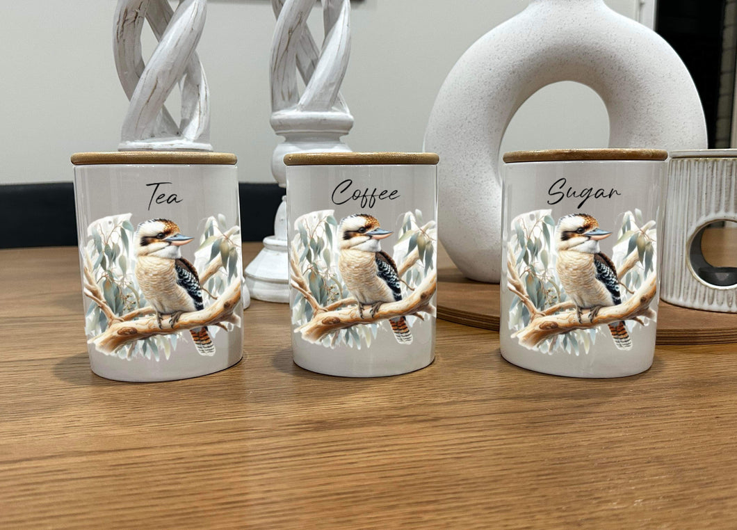 Country Storage Canisters - The Kookaburra Collection