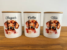 Load image into Gallery viewer, Country Storage Canisters - Dachshund Collection
