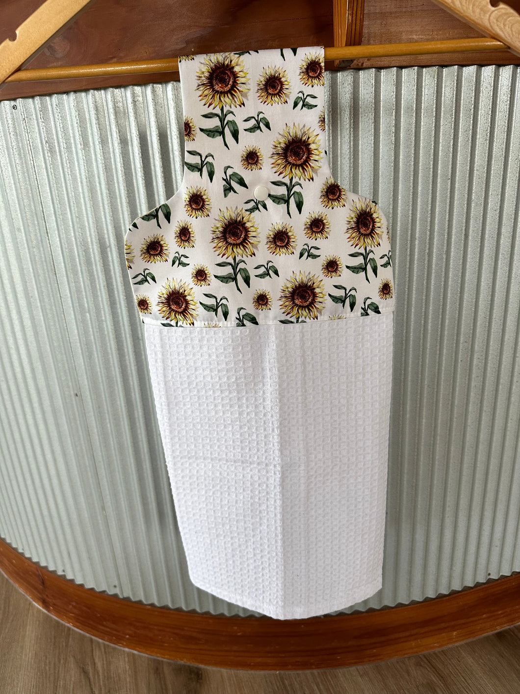 Hanging Tea Towel - Watercolour Sunflower