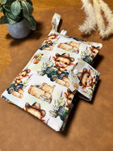 Load image into Gallery viewer, Nappy Wallet - Tractor Highland
