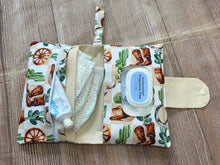 Load image into Gallery viewer, Nappy Wallet - Western Patchwork - PRE-ORDER
