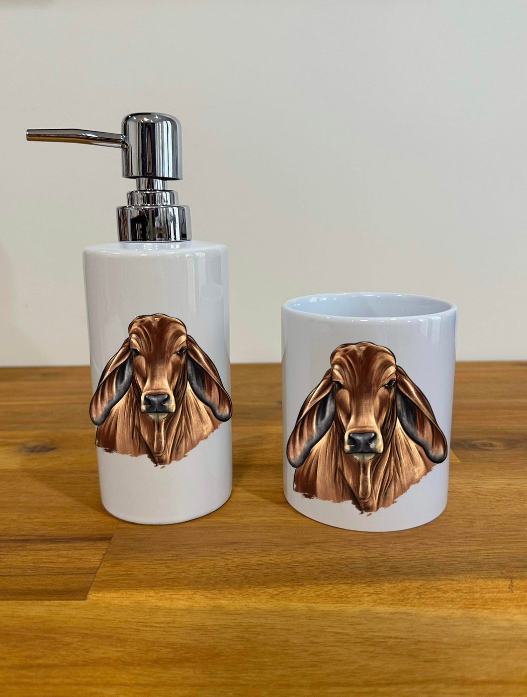 Soap Dispenser & Toothbrush Holder - Brahman