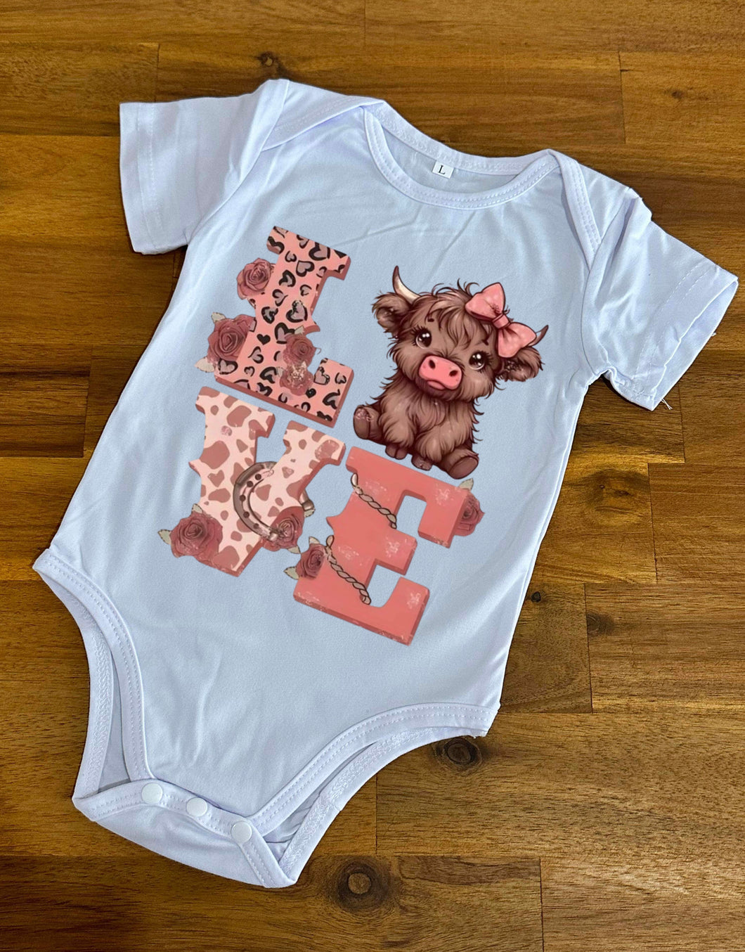 Country Onesie - Pink Love