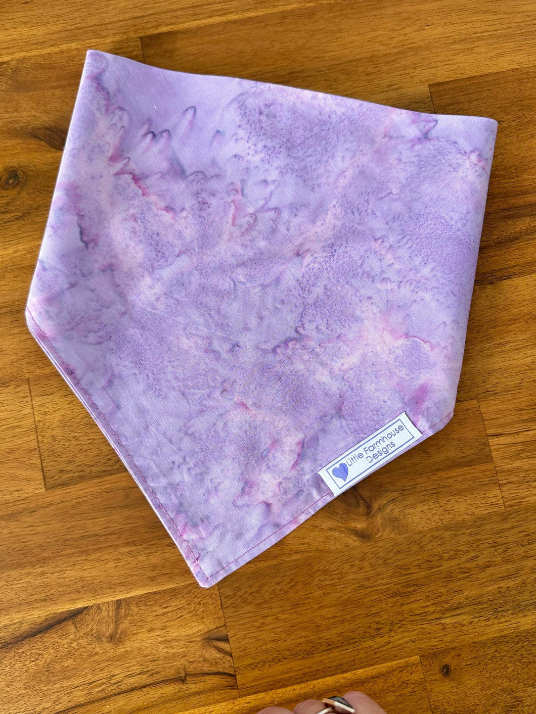 Neck Scarf - Purple Watercolour