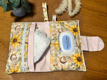 Load image into Gallery viewer, Nappy Wallet - Gingham Sunflower
