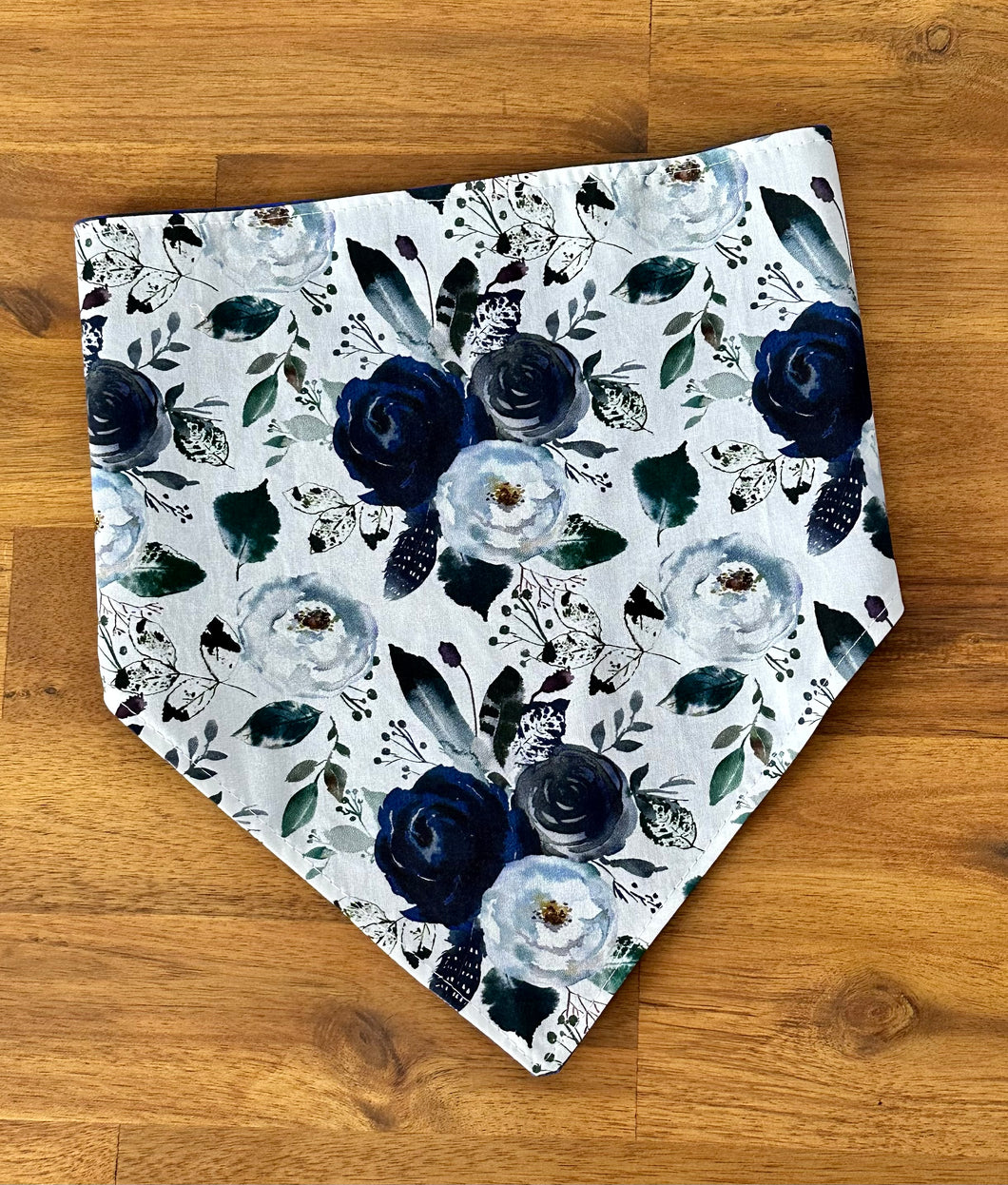 Neck Scarf - Navy Rose