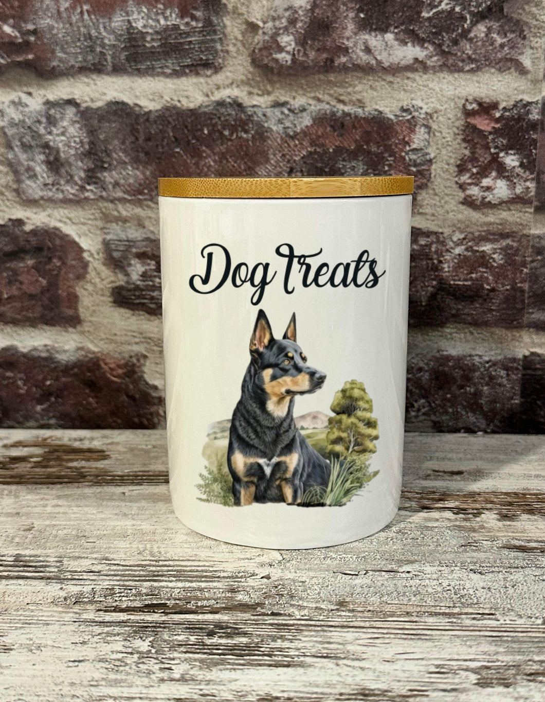 Dog Treat Canister - Kelpie