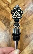 Load image into Gallery viewer, Beaded Cheese Knife &amp; Wine Stopper Set - Design 14
