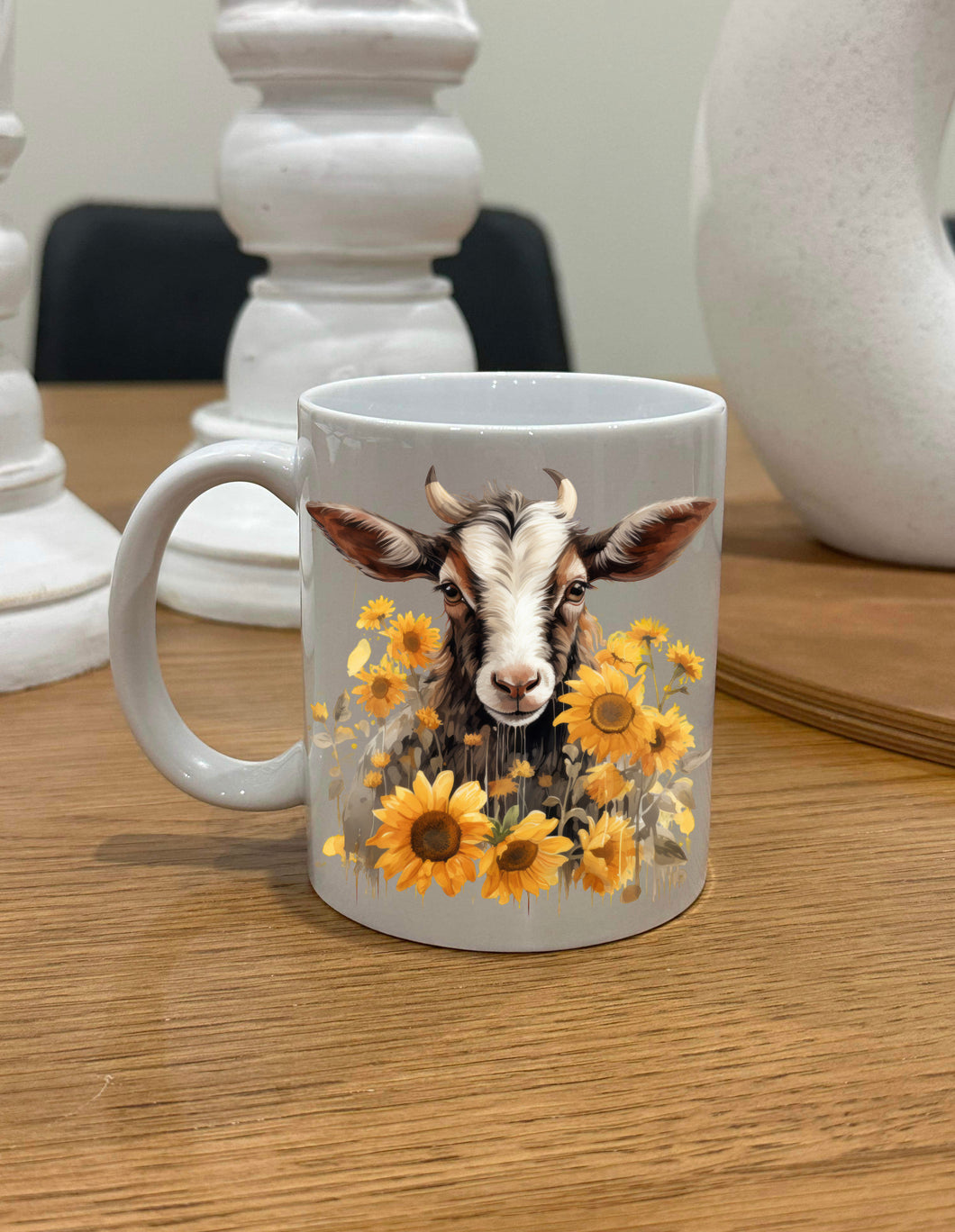 Sunflower Goat Mug