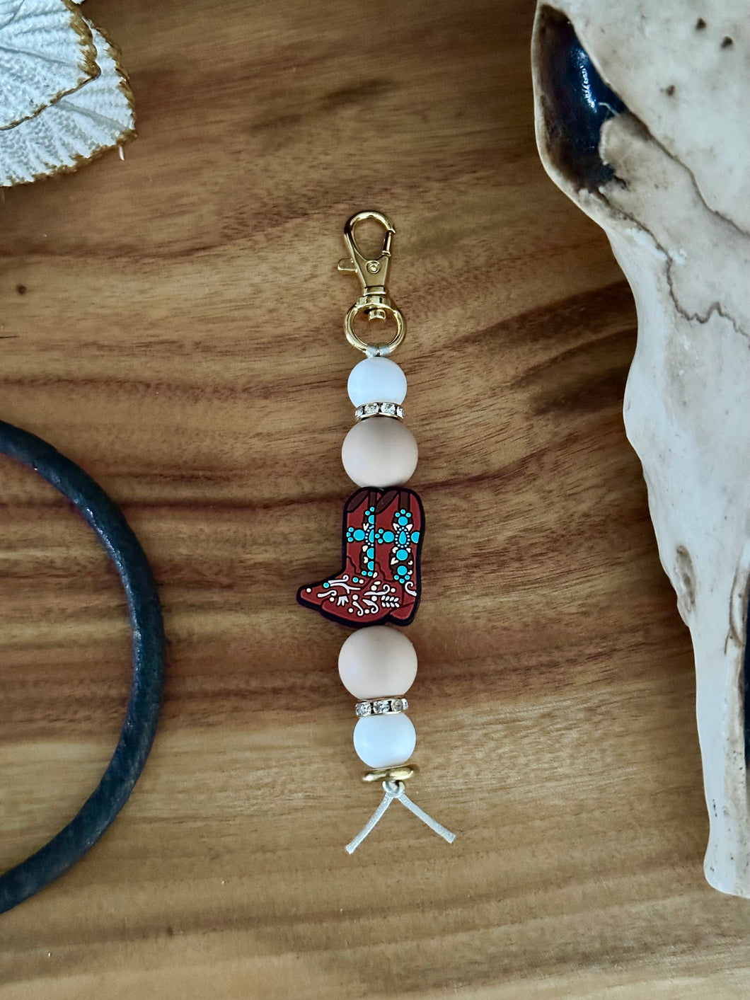 Beaded Keyring - Design 9