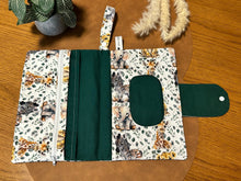 Load image into Gallery viewer, Nappy Wallet - Eucalyptus Sunflower
