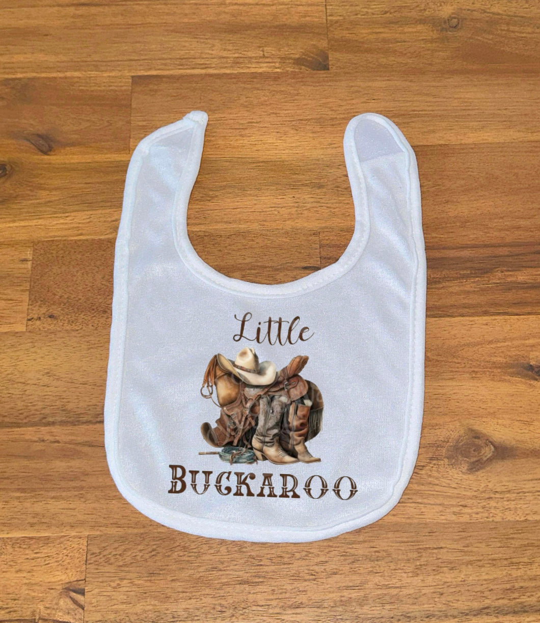 Printed Bib - Little Buckaroo