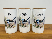 Load image into Gallery viewer, Country Storage Canisters - Blue Wren Collection
