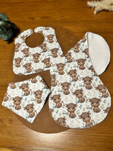 Load image into Gallery viewer, Bibs &amp; Sets - Floral Highland
