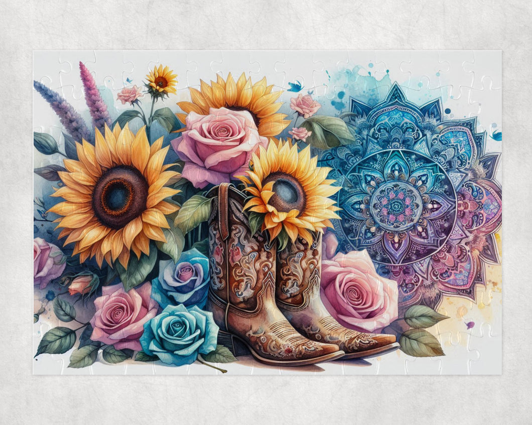 Puzzle - Mandala Boots