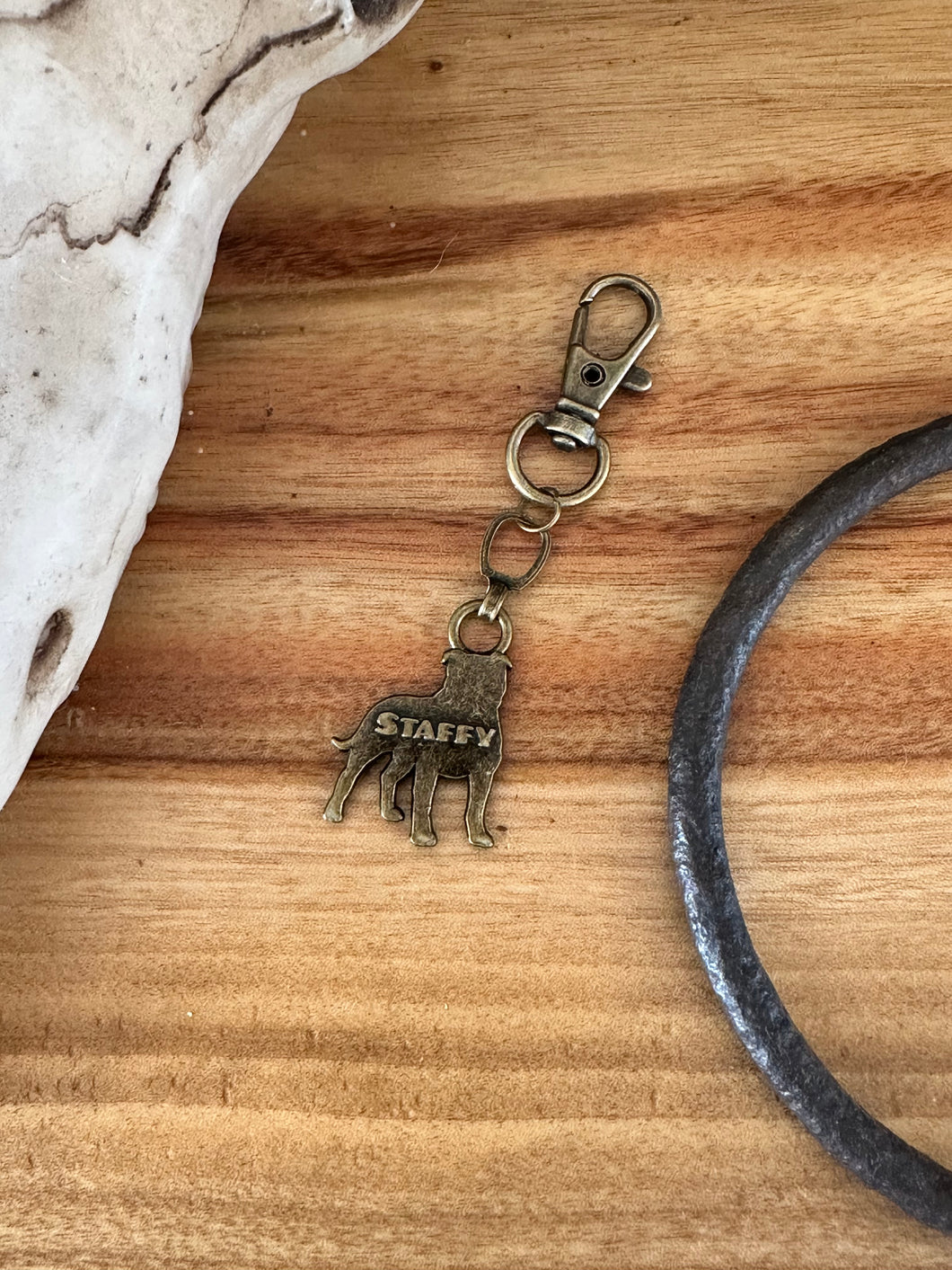 Staffy Keyrings