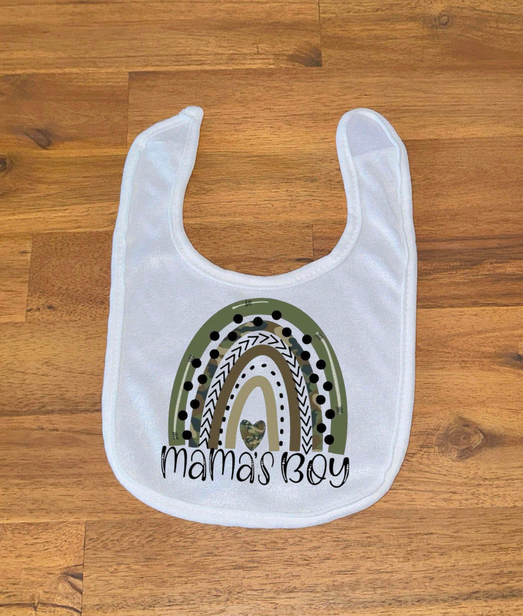 Printed Bib - Mama's Boy