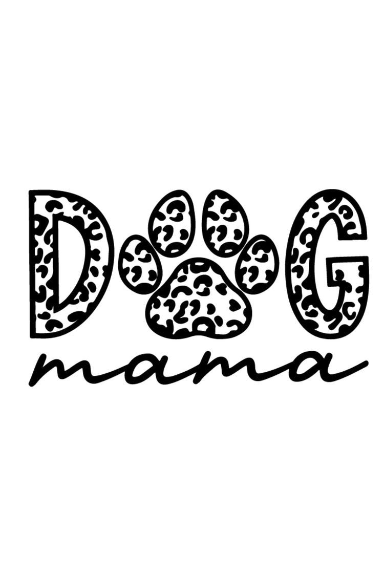 Leopard Dog Mama Sticker