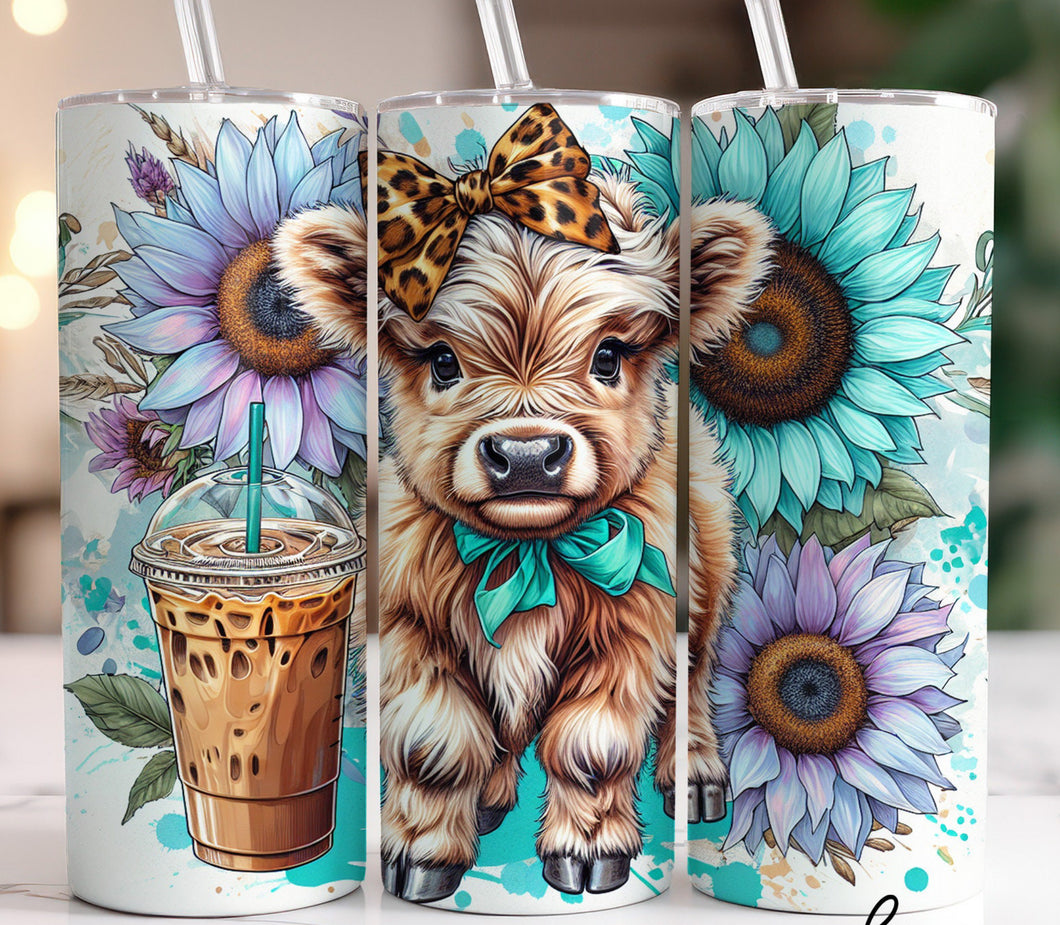 20oz Tumbler - Iced Coffee Highland