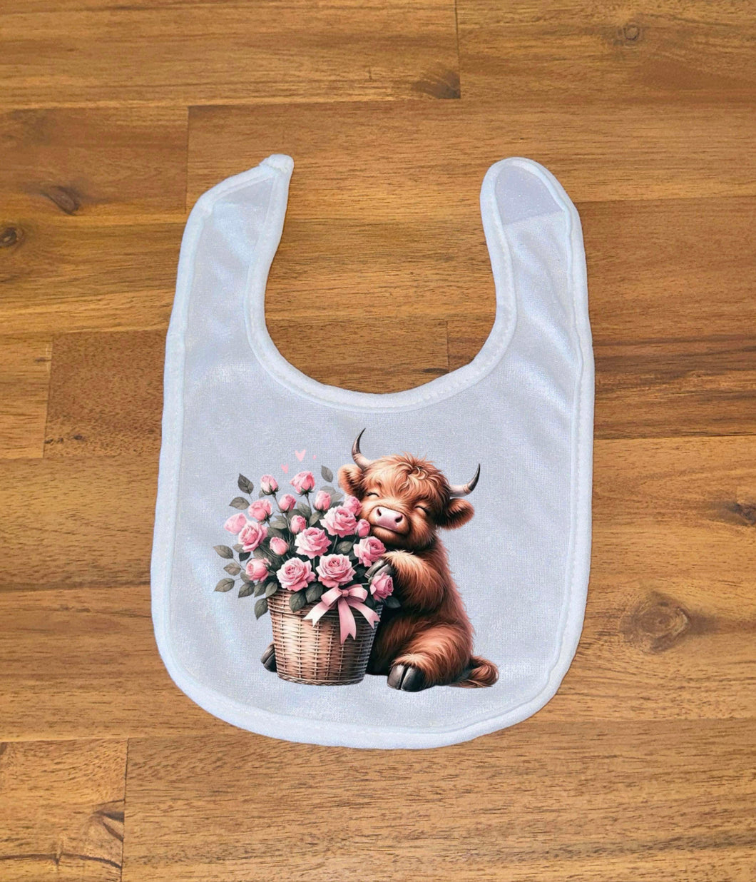 Printed Bib - Rose Highland