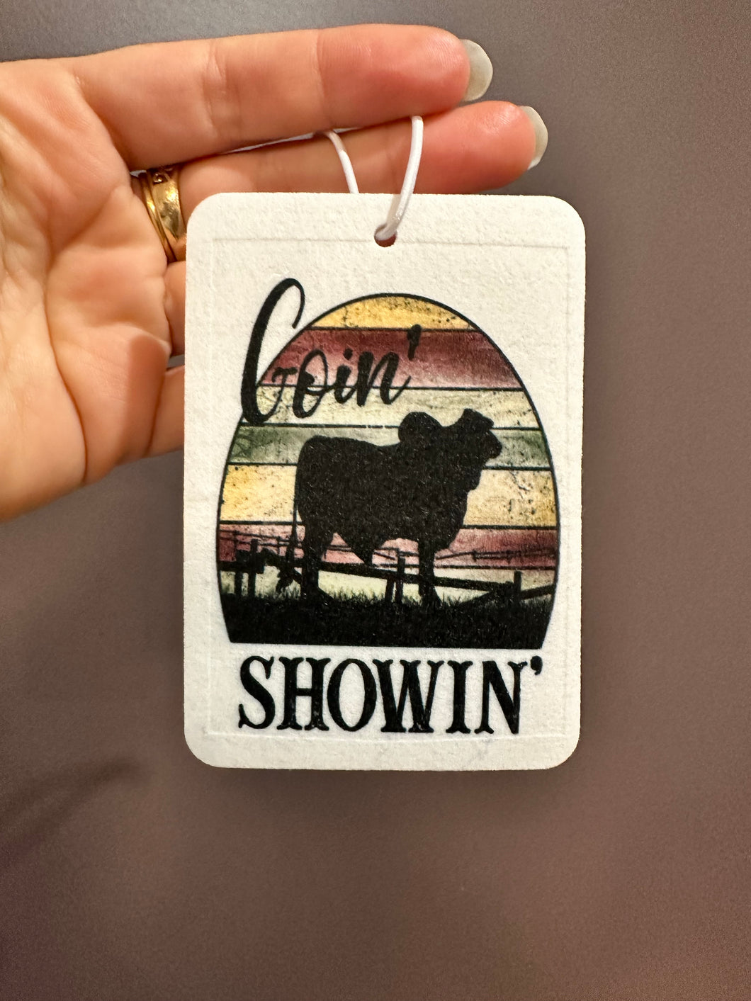 Car Air Freshener- Goin’ Showin’