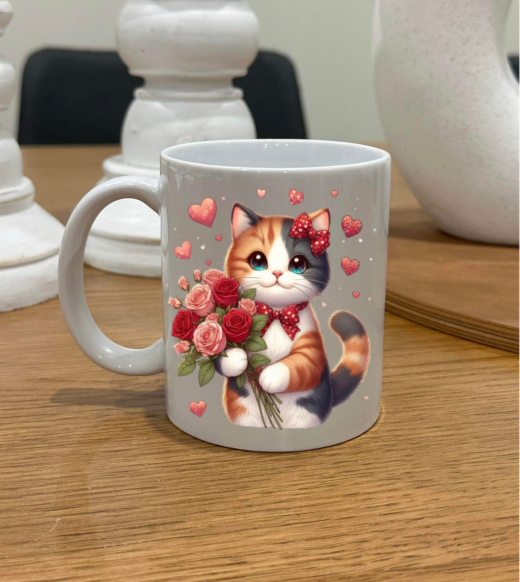 Valentine Cat Mug