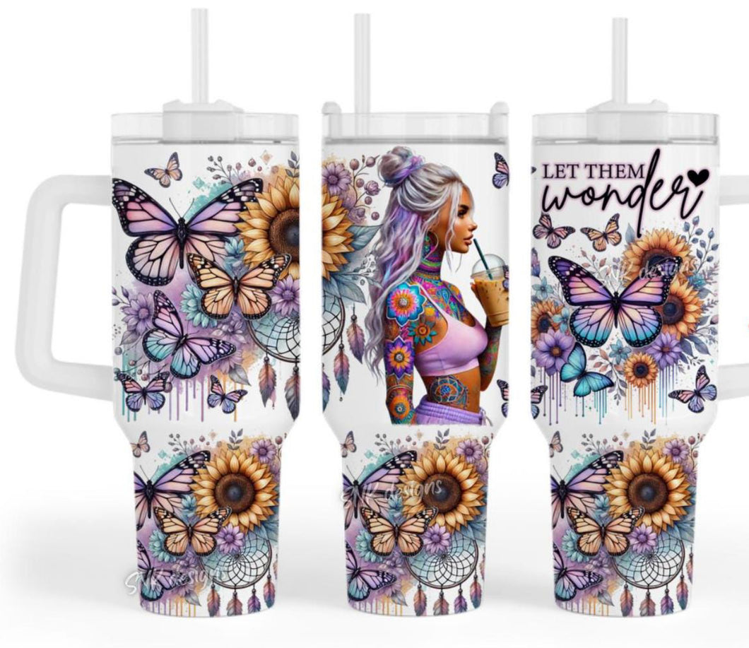 40oz Tumbler - Let Them Wonder