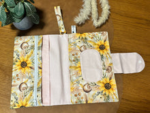 Load image into Gallery viewer, Nappy Wallet - Gingham Sunflower
