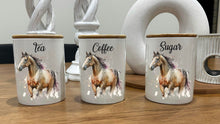 Load image into Gallery viewer, Country Storage Canisters - Watercolour Horse Collection
