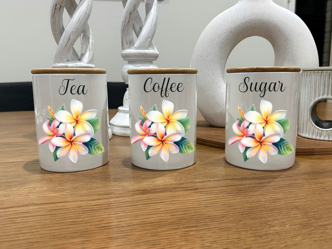 Country Storage Canisters - Frangipani Collection