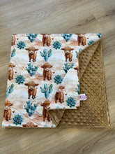 Load image into Gallery viewer, PRE-ORDER Minky Blanket - Cactus Highland
