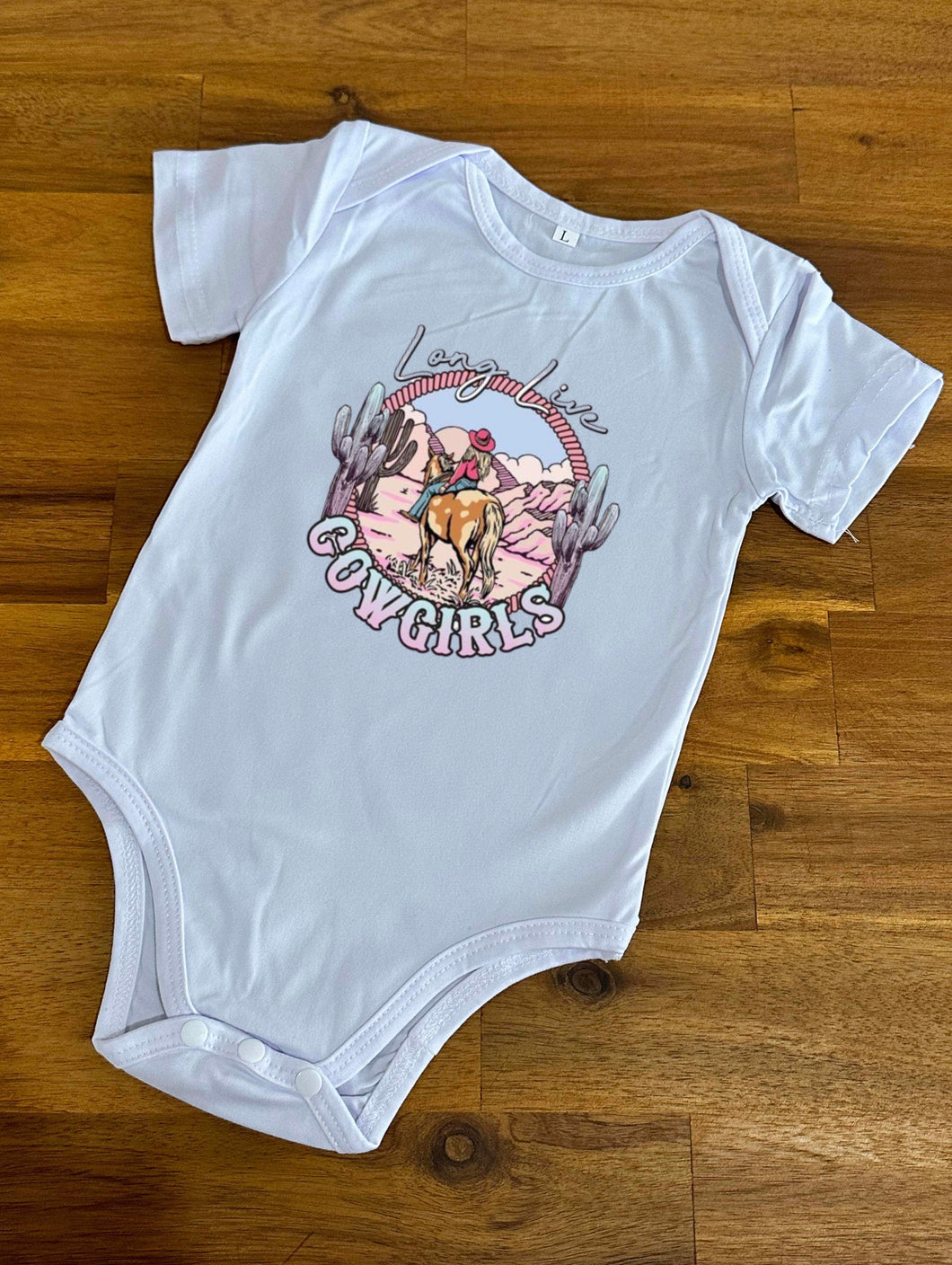 Country Onesie - Long Live Cowgirls