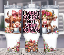 Load image into Gallery viewer, 40oz Tumbler - I Want Coffee
