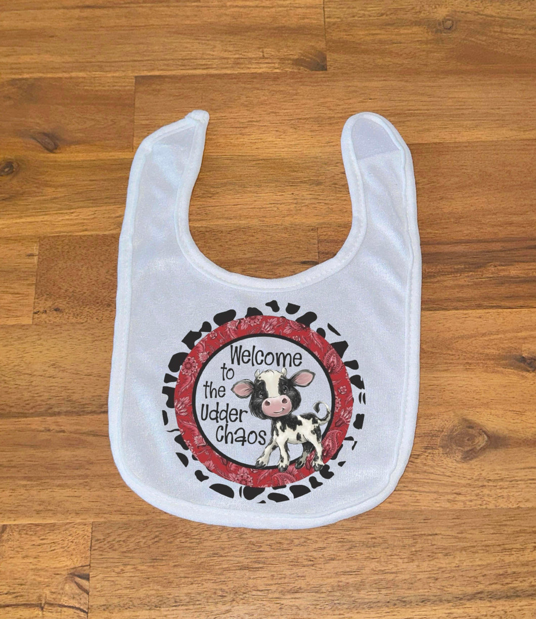 Printed Bib - Udder Chaos