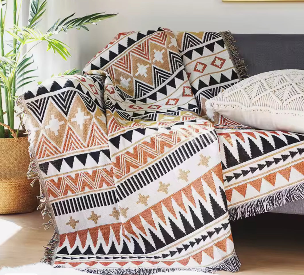 PRE-ORDER - Aztec Throw Blanket (3)
