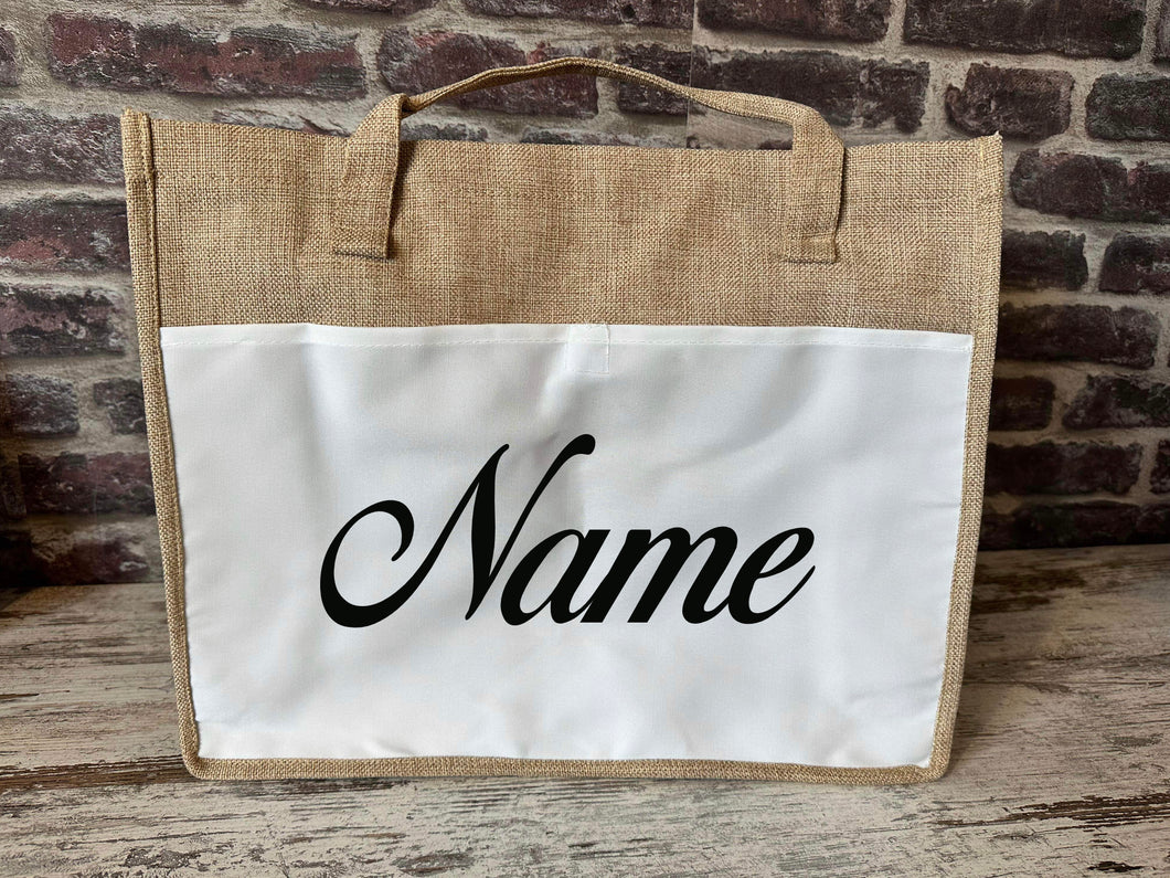 Large Canvas Tote Bag - Personalised