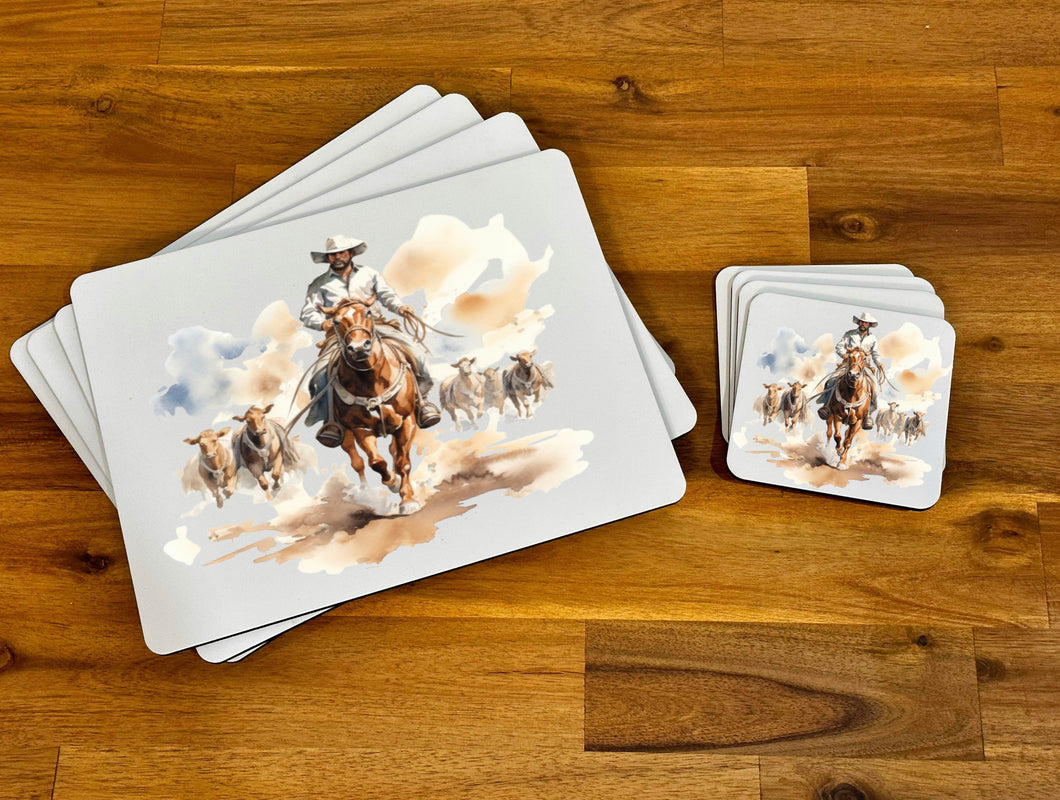 Placemat & Coaster Set - Mustering