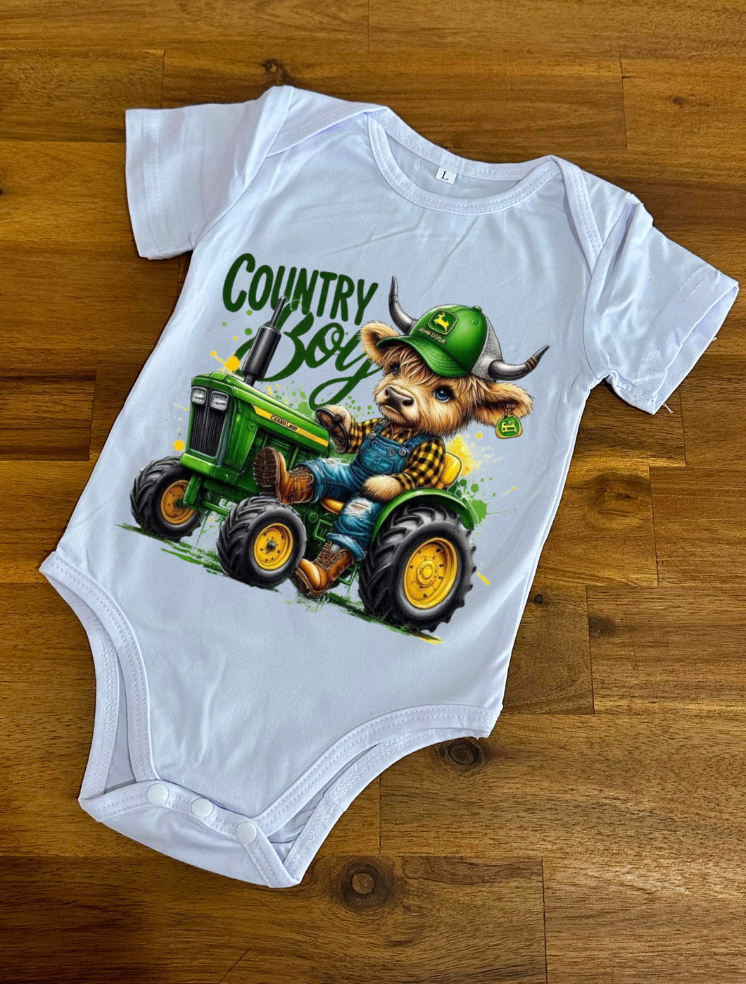 Country Onesie - John Deere Country Boy