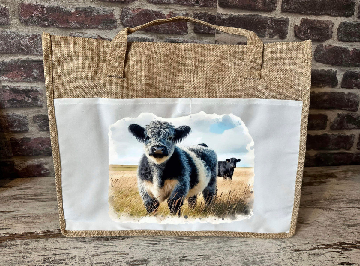 Large Canvas Tote Bag - Belted Galloway – Little Farmhouse Designs