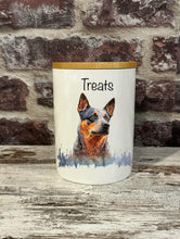 Load image into Gallery viewer, Dog Treat Canister - Blue Heeler
