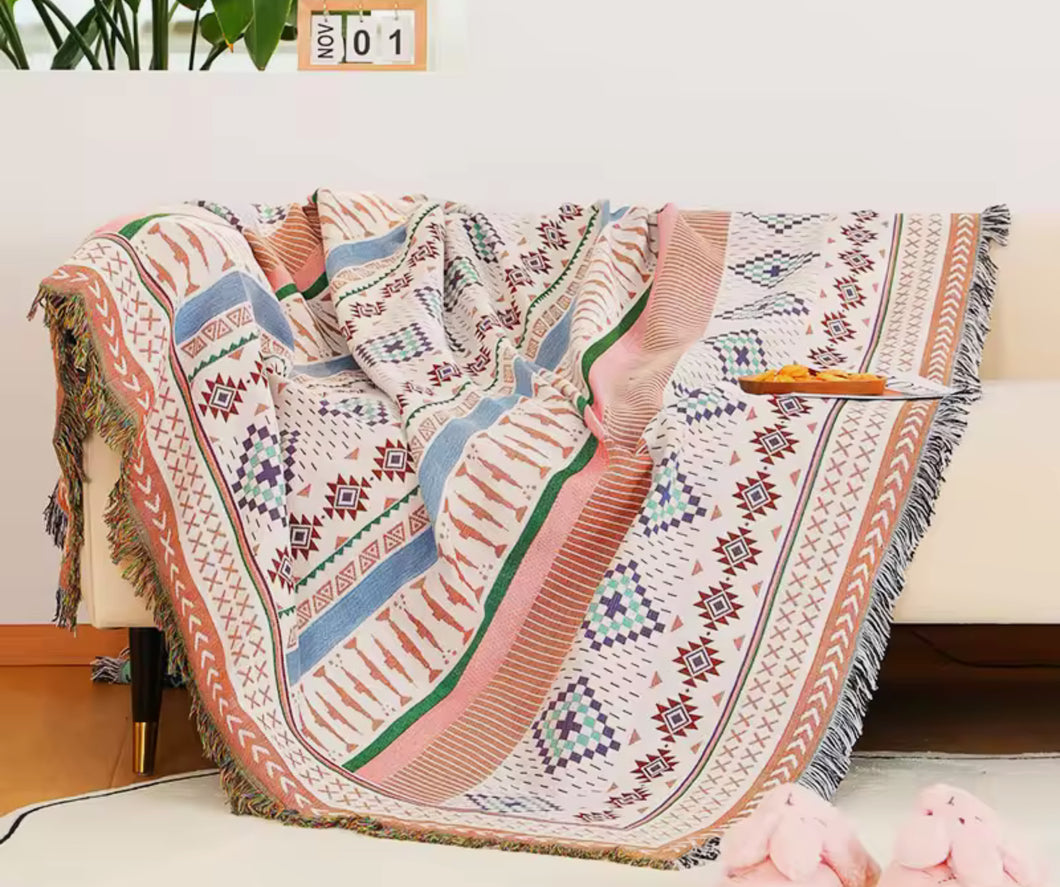 PRE-ORDER - Aztec Throw Blanket (2)