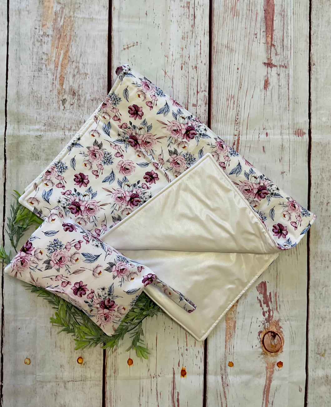 Nappy Change Set - Floral