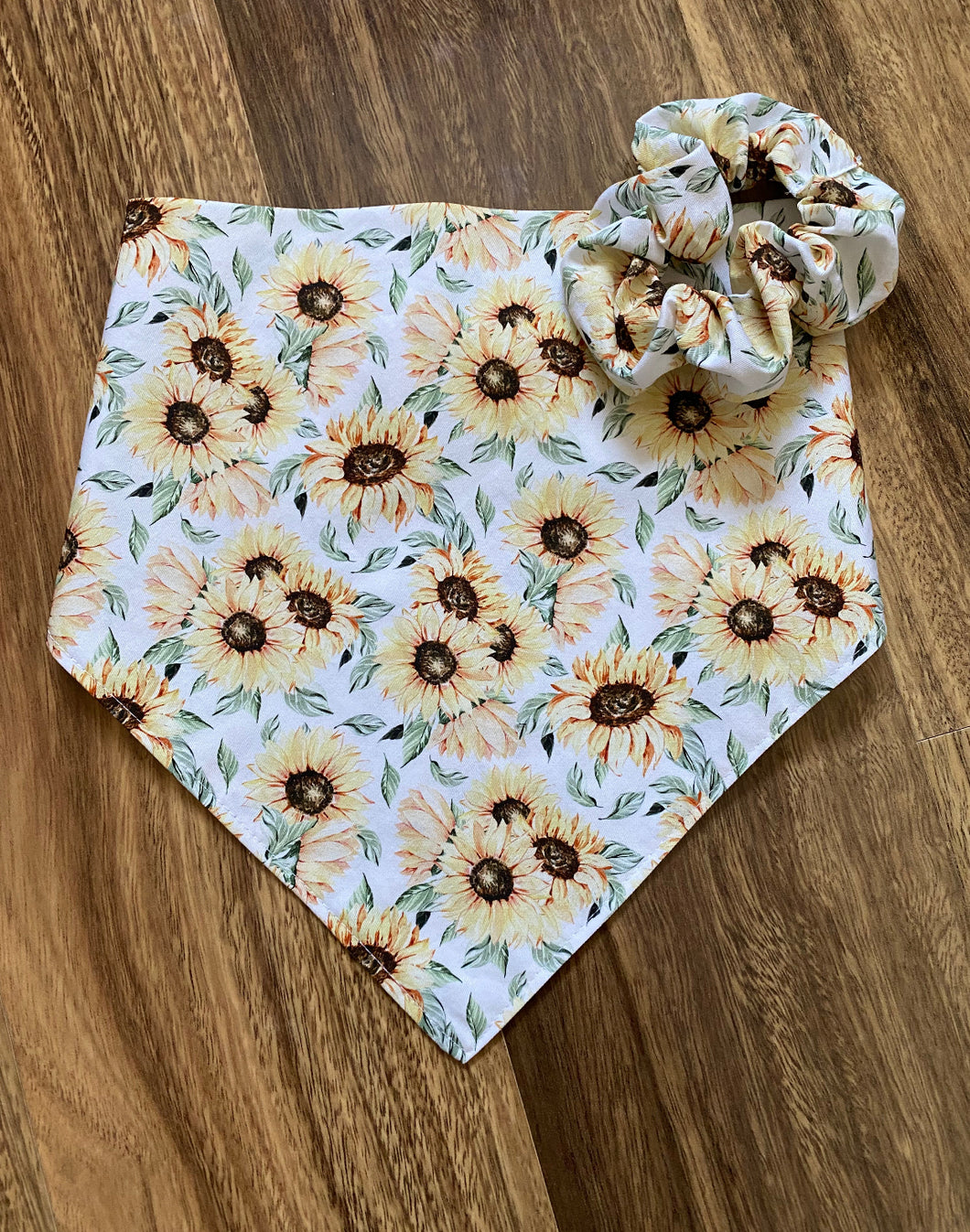 Neck Scarf - Mini Sunflower