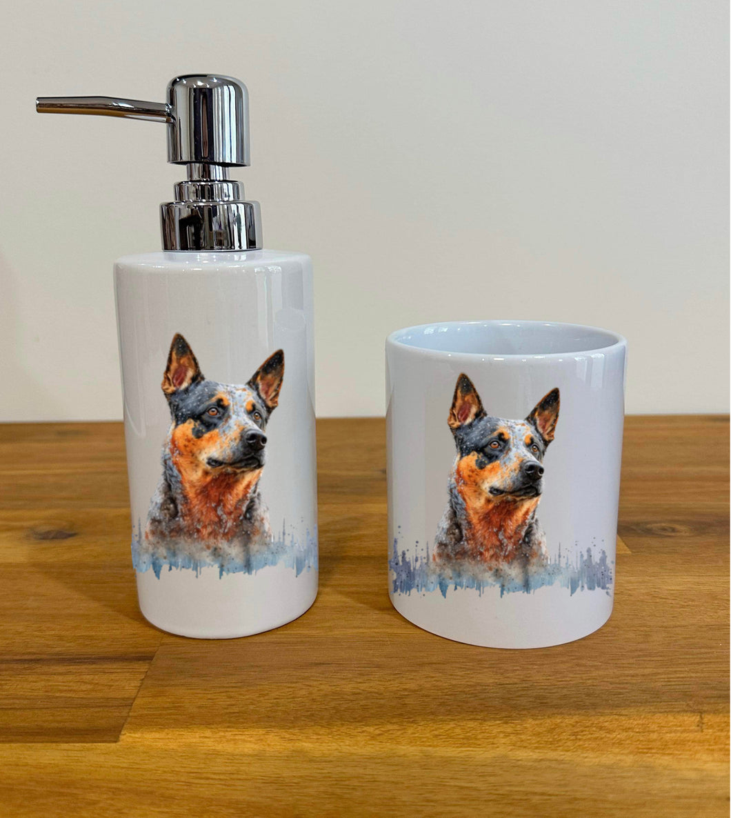 Soap Dispenser & Toothbrush Holder - Bluey