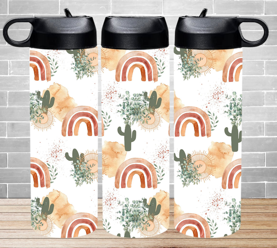 Insulated Water Bottle - Sunburnt Rainbow