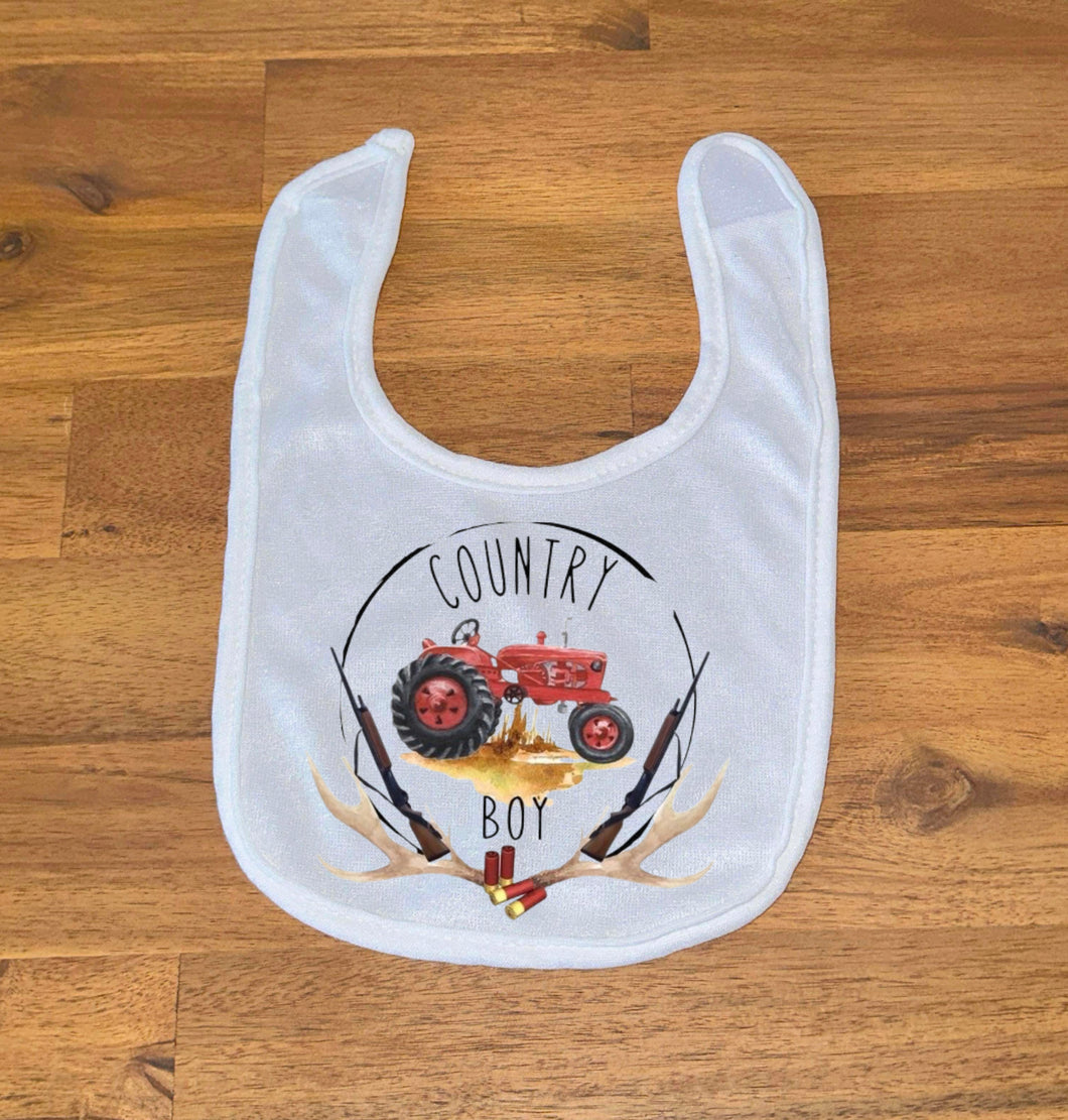 Printed Bib - Country Boy