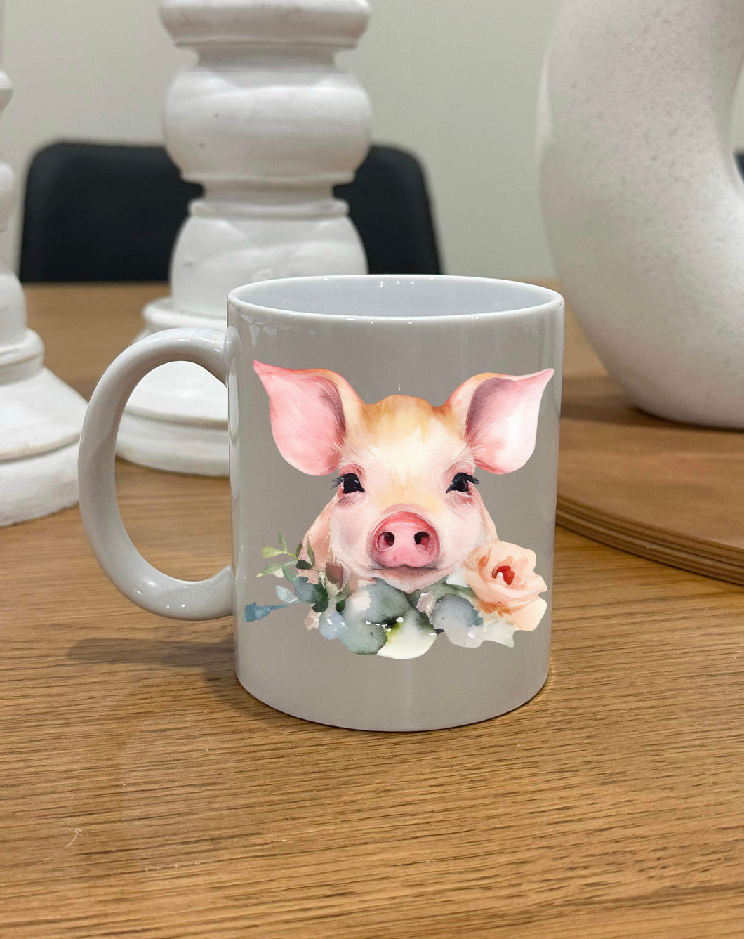 Floral Pig Mug