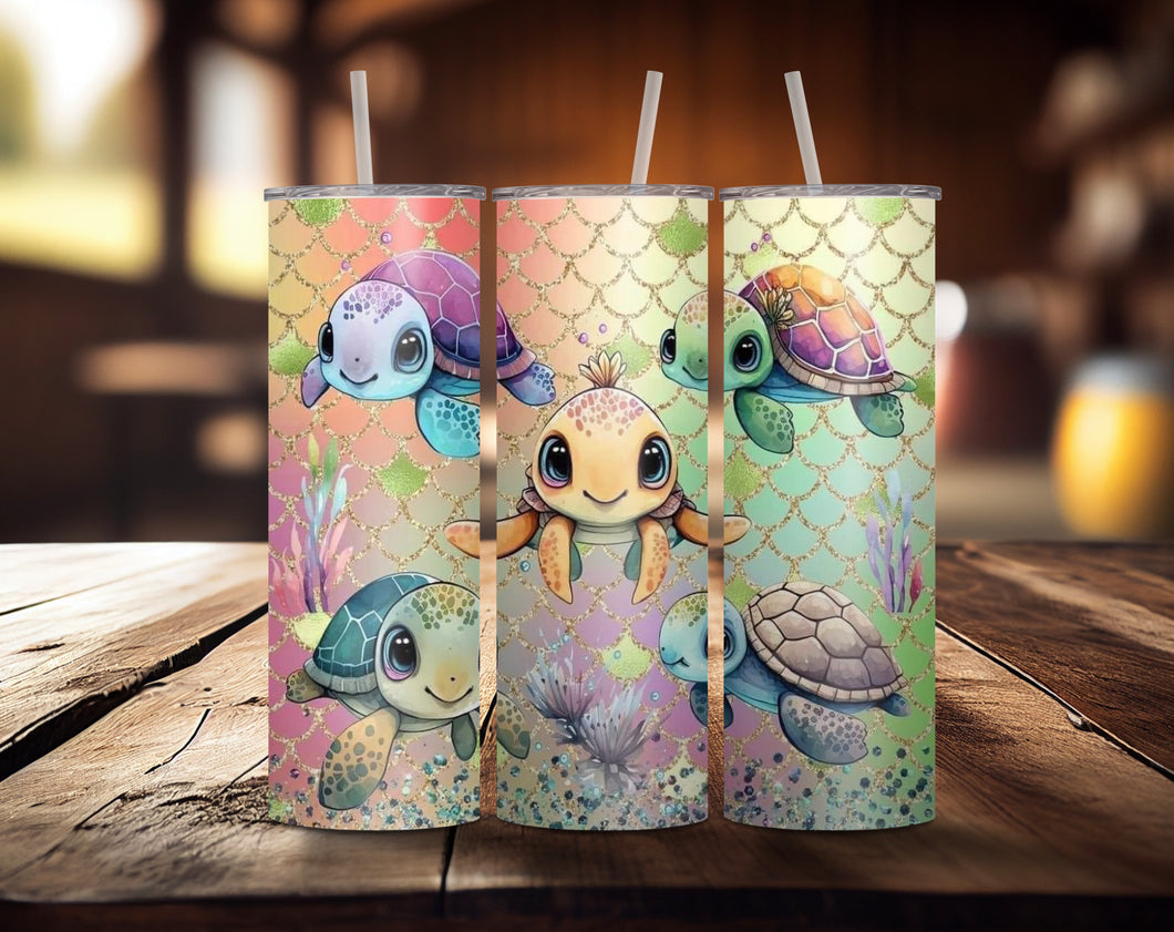 Cute Turtles Tumbler & Sippy Cup