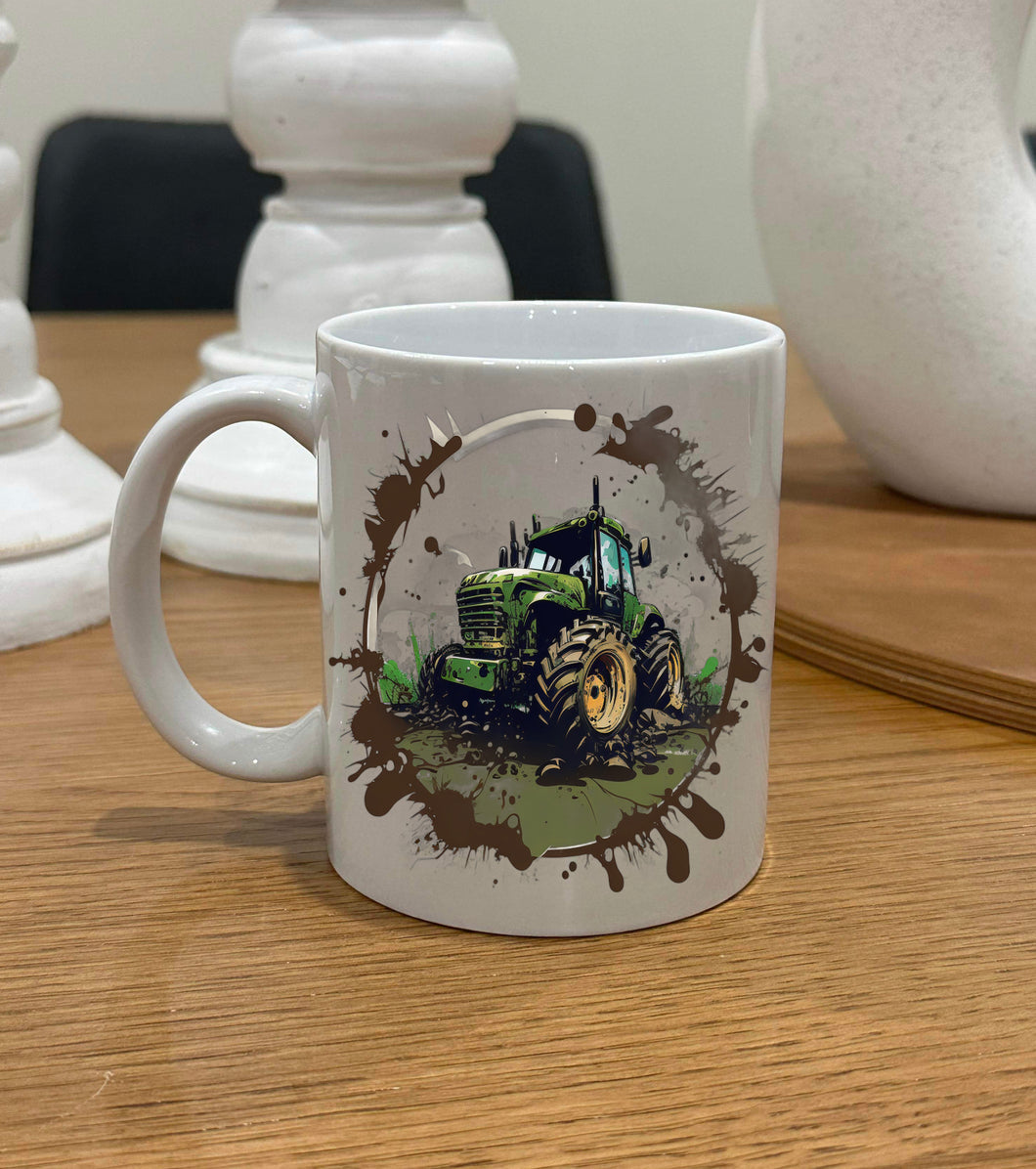 Muddy Tractor Mug