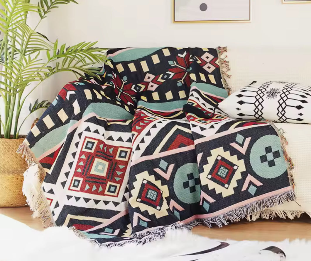 PRE-ORDER - Aztec Throw Blanket (7)